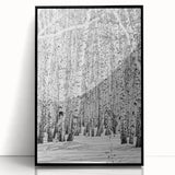 Large abstract wall art depicting Aspen, Colorado in muted earth tones on a framed acrylic.