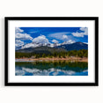 Abstract art print of Colorado Springs in vibrant, textured colors on a large framed canvas, ideal for living room decor.