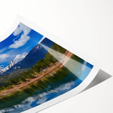 Extra large wall art featuring line art flowers in muted tones on a rolled canvas, suitable for large living room decor.