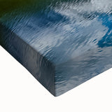 Black and white landscape art painting of Colorado Springs on large stretched canvas, ideal for bedroom wall decor.