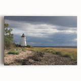 Black and white photograph of a Connecticut landscape on large stretched canvas, suitable as kitchen wall art.