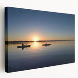 Everglades landscape on large stretched canvas, featuring lush greenery and water, ideal for kitchen wall art.