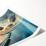 Extra large wall art featuring line art flowers in muted tones on a rolled canvas, ideal for large living room decor.