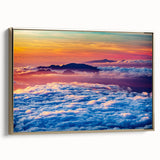 Framed canvas depicting a vintage-style Maui landscape in black, ideal for bedroom wall art.