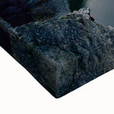 Black and white landscape art painting of Idaho scenery on large stretched canvas, ideal for bedroom wall decor.