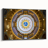 Black and white landscape art painting of Iowa scenery on framed canvas, suitable for bedroom wall decor.