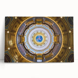 Black and white stretched canvas of Iowa scenery, ideal for kitchen wall art or bedroom ambiance.