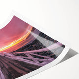 Extra large wall art featuring line art flowers in muted earth tones on a rolled print, ideal for large living room decor.