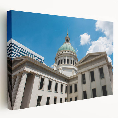 Stretched canvas featuring a detailed illustration of the St.