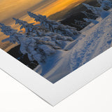 Art Deco poster of Montana scenery in muted earth tones on rolled canvas, suitable for dining room wall art.