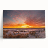 Black and white stretched canvas of a New Jersey scenery, ideal for kitchen wall art or bedroom ambiance.