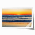 Rolled print of Outer Banks, North Carolina scenery with muted earth tones, ideal for art wall dining room.