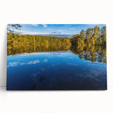 Black and white large canvas print of Raleigh, North Carolina skyline, ideal for kitchen wall art or bedroom decor.