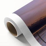 Art Deco poster of Long Island scenery on rolled canvas, featuring pastel shades, ideal for nursery wall art.