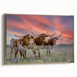 Framed canvas featuring a vintage-style Oklahoma landscape in muted earth tones, ideal for bedroom wall decor.
