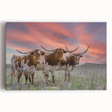 Black and white stretched canvas featuring a panoramic view of Oklahoma scenery, suitable as large kitchen wall art.