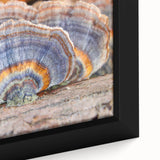 Extra large framed canvas featuring a textured depiction of a Pennsylvania scenery in black with colorful accents.