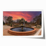 Rolled print of Memphis skyline in pastel shades, suitable as extra large wall art for dining rooms.