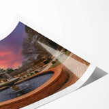 Extra large wall art featuring line art flowers in muted earth tones on a rolled print, ideal for large living room decor.