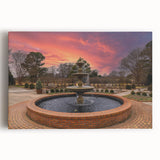 Black and white stretched canvas of Memphis skyline, ideal for kitchen wall art.