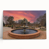 Black and white photo of Memphis skyline on stretched canvas, ideal for kitchen wall art or bedroom decor.