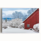 Black and white large art canvas of a Vermont landscape, ideal for kitchen wall art.