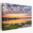 Scenic Virginia landscape on large stretched canvas, featuring lush greenery and soft blue skies, ideal for kitchen wall art.