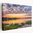 Scenic Virginia landscape on large stretched canvas, featuring lush greenery and soft blue skies, ideal for kitchen wall art.