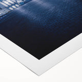 Art deco poster of the Washington DC Capitol in muted sepia tones on rolled canvas, suitable for dining room wall art.