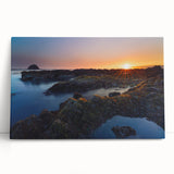 Black and white photograph of Olympic National Park on stretched canvas, ideal for kitchen wall art or bedroom ambiance.