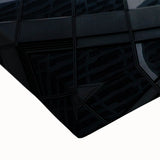 Large art canvas featuring a black and white Seattle landscape painting, suitable for bedroom wall decor.