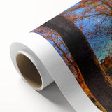 Art deco poster of West Virginia scenery in pastel shades on rolled canvas, ideal for nursery wall art.