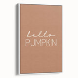 Vintage poster art of autumn scenery on framed canvas, featuring a palette of orange and yellow, ideal for living room decor.