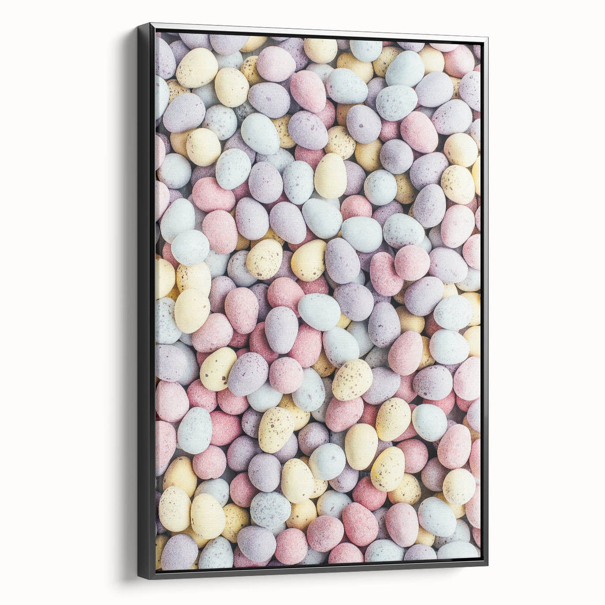 Black and white vintage poster art of a spring landscape on framed canvas, suitable for bedroom decor.