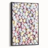 Black and white vintage poster art of a spring landscape on framed canvas, suitable for bedroom decor.