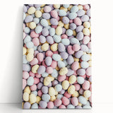 Black and white large art canvas featuring a minimalist design of spring trees.