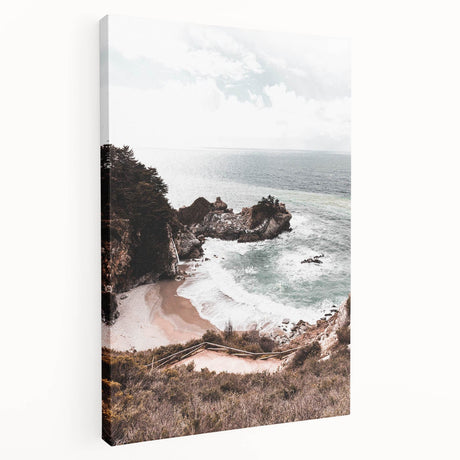 Large canvas print featuring a vibrant summer-themed abstract design, ideal for kitchen wall art.