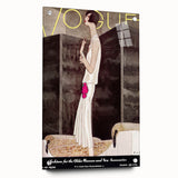 Vintage Vogue Wall Art - Chic 1928 Evening Gown Fashion Print