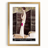 Vintage Vogue Wall Art - Chic 1928 Evening Gown Fashion Print