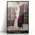 Vintage Vogue Wall Art - Chic 1928 Evening Gown Fashion Print