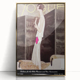 Vintage Vogue Wall Art - Chic 1928 Evening Gown Fashion Print