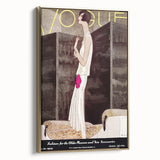 Vintage Vogue Wall Art - Chic 1928 Evening Gown Fashion Print