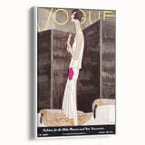 Vintage Vogue Wall Art - Chic 1928 Evening Gown Fashion Print