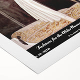 Vintage Vogue Wall Art - Chic 1928 Evening Gown Fashion Print