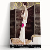 Vintage Vogue Wall Art - Chic 1928 Evening Gown Fashion Print