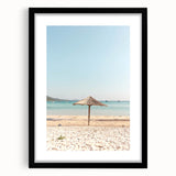 Extra large abstract art print featuring vibrant, colorful textures on a black framed canvas, ideal for living room decor.