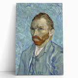 Black and white large art print of Van Gogh's Starry Night on stretched canvas, ideal for kitchen wall art.