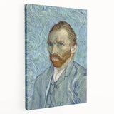 Side view of a stretched canvas featuring a Van Gogh-inspired impressionist painting, ideal for kitchen wall art.