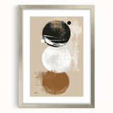 Minimalist Geometric Wall Art - Abstract Dining Room Canvas Print