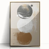 Minimalist Geometric Wall Art - Abstract Dining Room Canvas Print